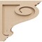 Ekena Millwork 3"W x 12"D x 12"H Thin Scroll Rough Cedar Woodgrain TimberThane Corbel, Primed Tan CORUR03X12X12SCRRCPR - alternate 2